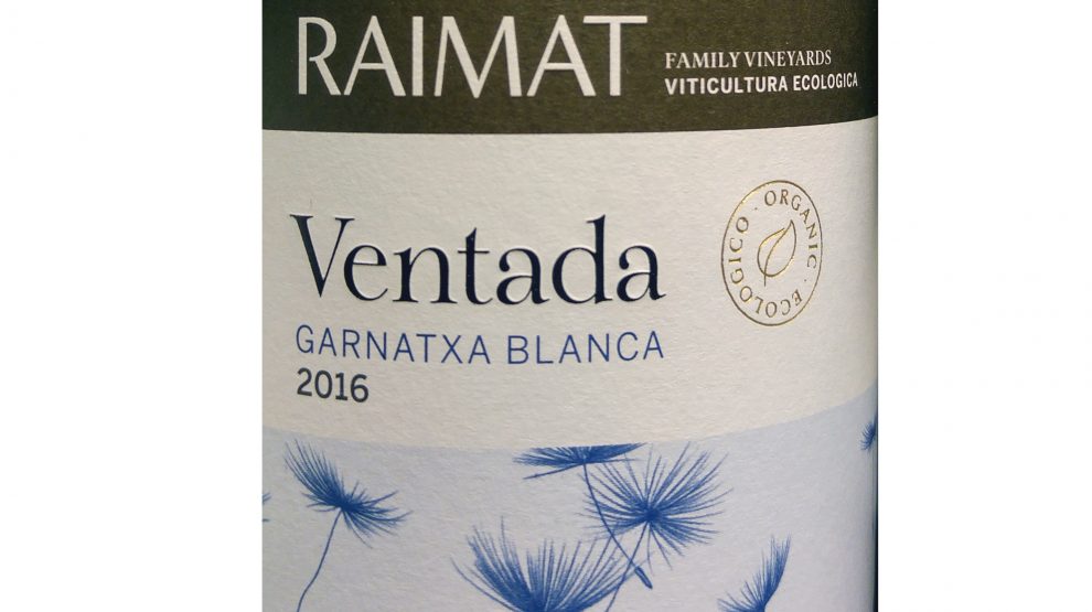 Raimat Ventada 2016 Ecológico