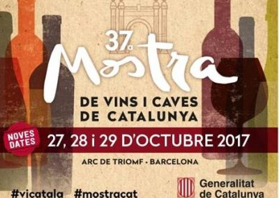 37 Muestra de Vinos y Cavas de Cataluña, 25-29 Octubre