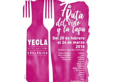 Séptima Ruta del Vino y la Tapa en Yecla (Murcia), del 20 de febrero al 24 de marzo