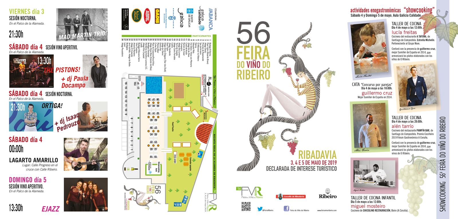 Feira do Viño do Ribeiro  3, 4 y 5 de mayo de 2019, en Ribadavia (Ourense),